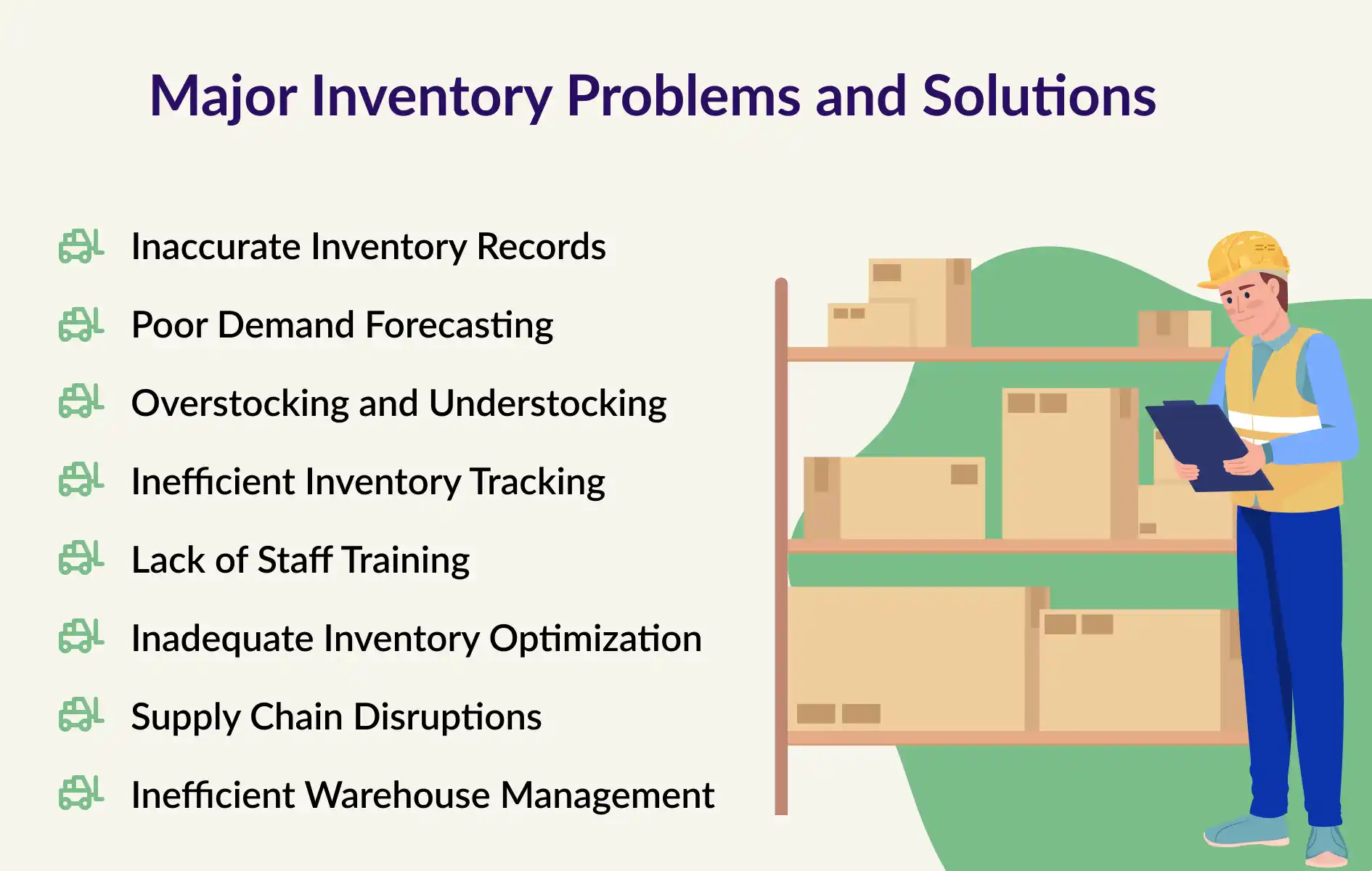 Major Inventory Problems and Solutions